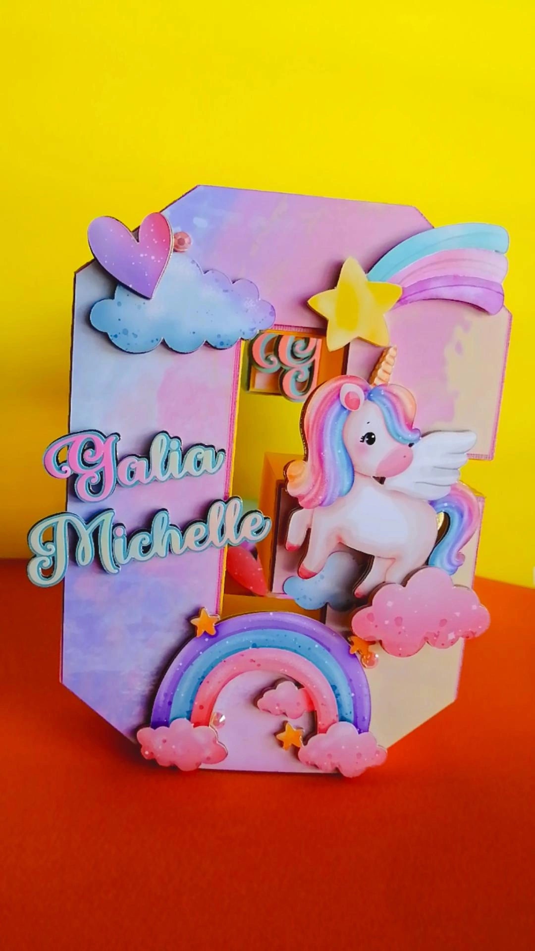 ELE03 Letras 3D en papel