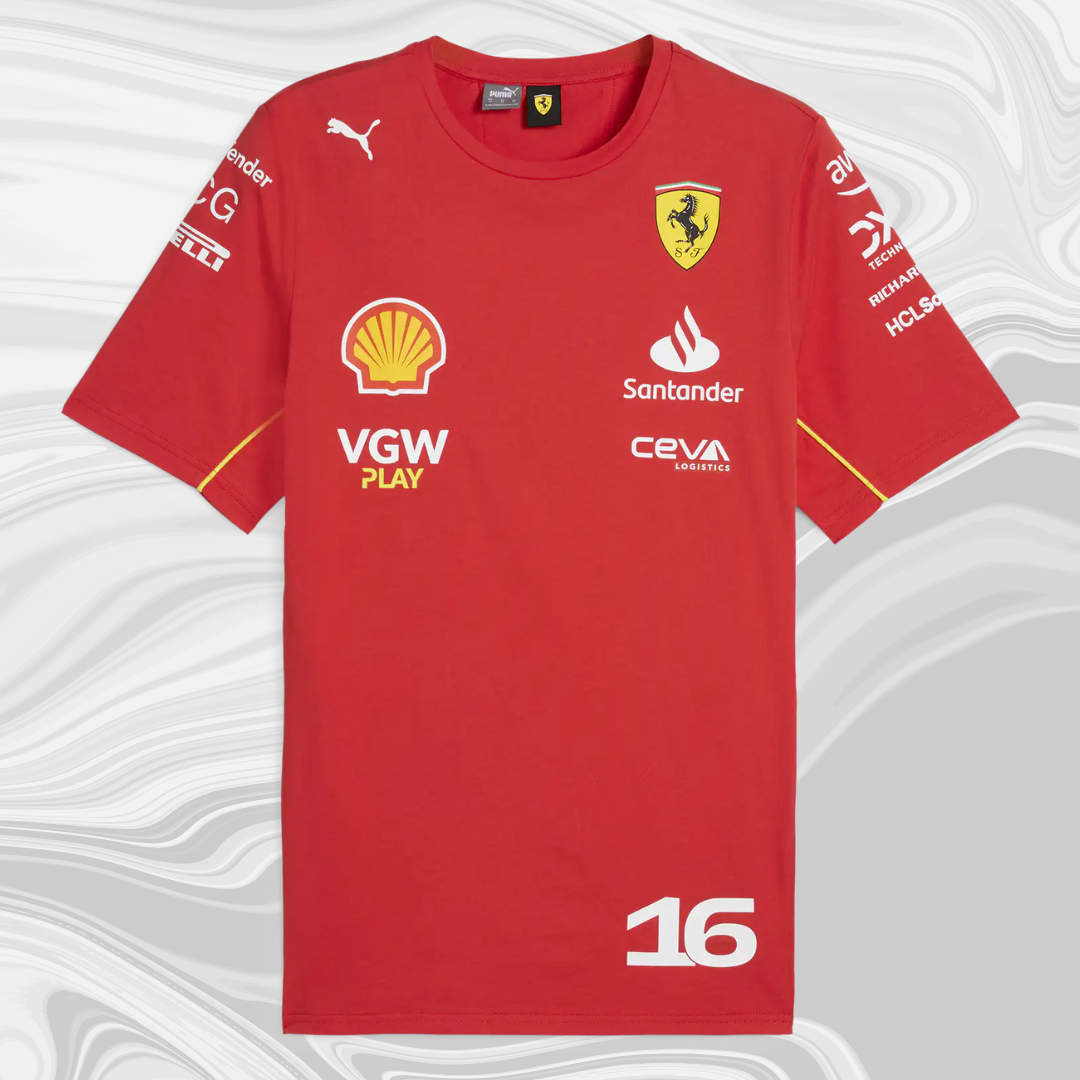 TSH01 Tshirt Rojo Leclerc