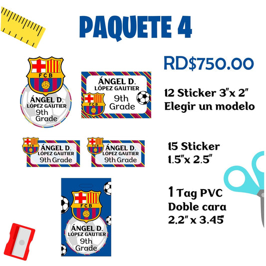 ESC04 Paquete Stickers y Tags
