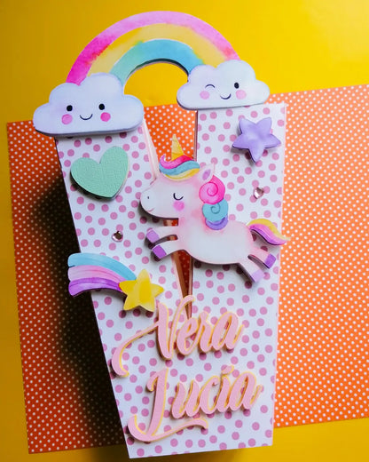ELE03 Letras 3D en papel