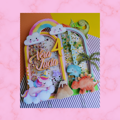 ELEC01 Cake Topper Temático Personalizado